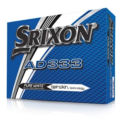 Obrázek Srixon AD333 golfové míčky model 2018 bílé 1 tucet