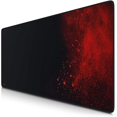 Obrázek TITANWOLF Speed Gaming podložka pod myš 900 x 400 mm, XXL myš, na stůl velká velikost, zlepšuje přesnost a rychlost, omyvatelná pro klávesnici Microsoft Logitech