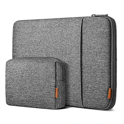 Obrázek Inateck 360 kompletní ochrana taška na laptop pouzdro Sleeve kompatibilní s 13palcovým MacBook Air M3/M2/M1 2024 2018 A3113 A2681 A2337, 13palcový Pro M2/M1 2022 2016 A2686 A2338