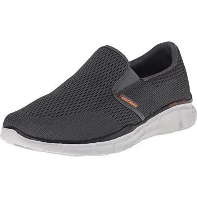 Obrázek Skechers Pánské ekvalizéry Double Play Wide 51509w fitness boty, Grey Charcoal Orange