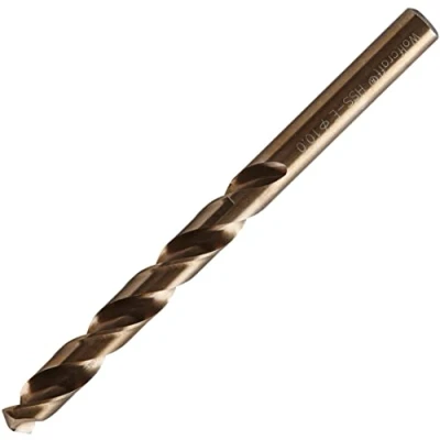 Obrázek wolfcraft Kovový vrták HSS Co broušený, Ø 8 mm I 7460010 pro vrtání ve velmi jemných a tvrdých materiálech