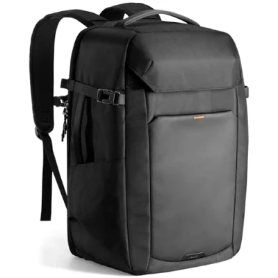 Obrázek Inateck 38L cestovní ruksak TSA přátelský příruční zavazadlo batoh dámský pánský na laptop 17&quot; pro 17palcový laptop, schválený vodoodpudivý Kabinový se samostatnou přihrádkou boty,