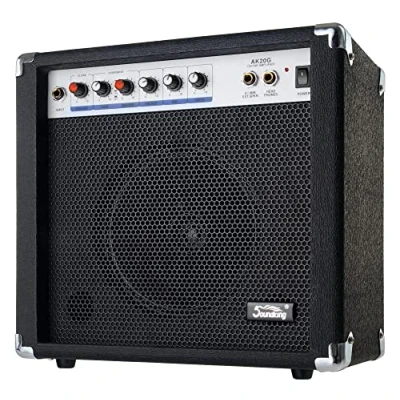 Obrázek Soundking AK20 G kytarový zesilovač 60 W 3pásmový ekvalizér 8&quot; reproduktor se 2 kanály výstup pro sluchátka a přípojka reproduktoru ideální začátečníky s extra robustními