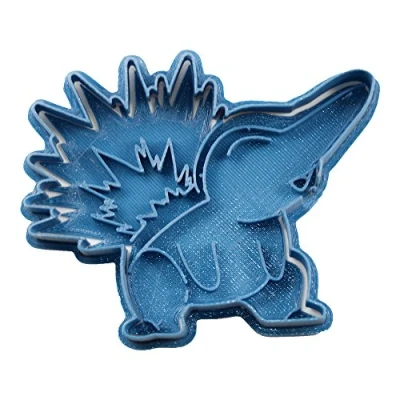 Obrázek Cuticuter cindaquil Pokémon Ausstechform, Blau, 8 x 7 1.5 cm