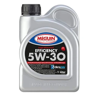 Obrázek Meguin Megol Efficiency SAE 5W 30 1 L Syntézní technologie motorového oleje Č. výr.: 3196