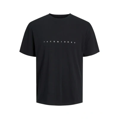 Obrázek Jack &amp; Jones Jjestar TEE Triko s potiskem, Muži, Velikost: 3XL, Black