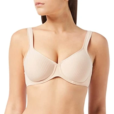 Obrázek Triumph Moderní podprsenka Soft+Cotton W B F 75 110, Neutrální béžová