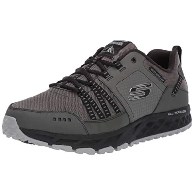 Obrázek Skechers Pánské Escape Plan Sneakers, Grey Charcoal Black