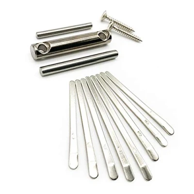 Obrázek Alnicov 8 tlačítek Kalimba DIY příslušenství sada Mbira palce Klavír s můstkovým sedlem