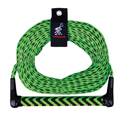 Obrázek Airhead Wasserski Seil mit Eva Griff, 1 Abschnitt für Schläuche, und Wakesurf Boards, Grün Schwarz