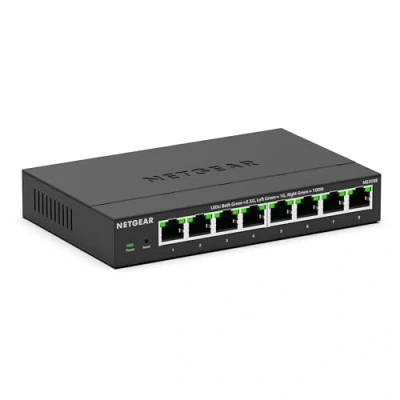 Obrázek NETGEAR ( MS308E) Switch manageable 2.5 Gigabit 8 portů multi Desk or Wall Installation Plug and Play