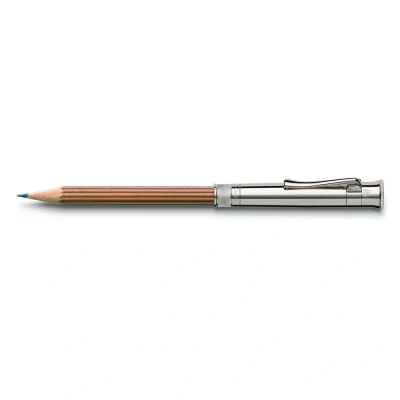 Obrázek Graf von FABER CASTELL 118567 perfektní tužka s prodlužovačem, ořezávátkem a mazací gumou, platinovaná, hnědá