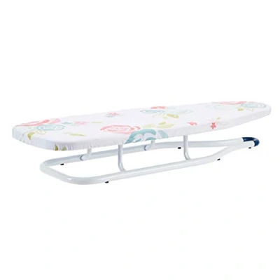Obrázek Amazon Basics Stolní žehlicí prkno, 77 x 29 cm, bílé, květinové