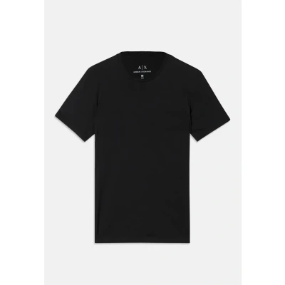 Obrázek Armani Exchange Pánské tričko Pima Small Logo, černá