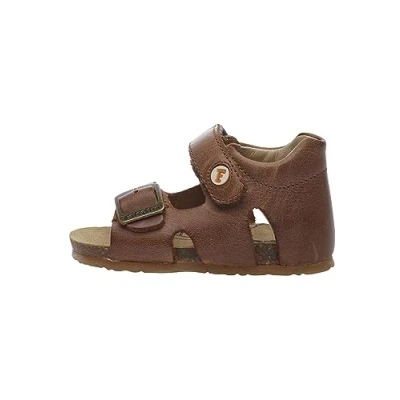Obrázek Falcotto BEA Sandalen aus Leder mit Schnalle und Klettverschluss, braun 19