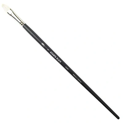 Obrázek Winsor &amp; Newton 5633006 Azanta Black přírodní štětec na prasečí štětiny pro olejové barvy a akrylové barvy, dobrá tuhost, ideální syté dlouhá násada plstěný č. 6