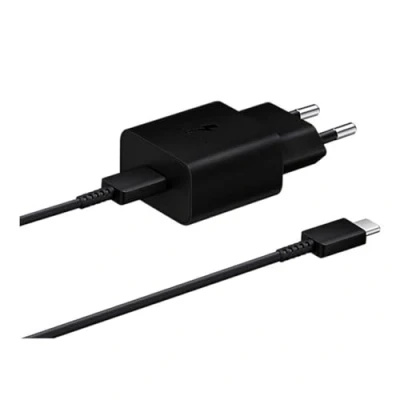 Obrázek Samsung Ep T510 USB C Rychlá Nabíječka 15W + Kabel 1M Černý
