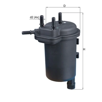 Obrázek MAHLE KL 430 palivový filtr