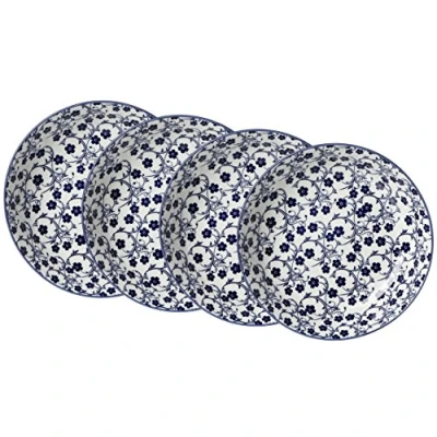 Obrázek Ritzenhoff &amp; Breker Sada polévkových talířů Royal Sakura, 4dílná, průměr 20,5 cm, porcelánové nádobí, modrobílá, 20,50 x 4,50 cm