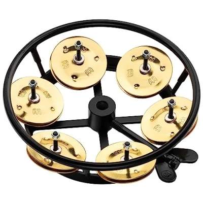 Obrázek Meinl Percussion THH1B pro BK HiHat Tambourine s mosazným svorky, 12,70 cm (5 palců) průměr, Černá