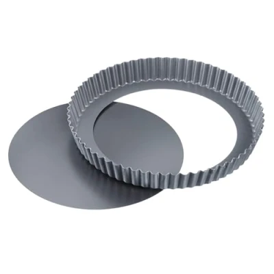 Obrázek Westmark Forma na quiche se zvedacím dnem, Ø 28 cm, s nepřilnavým povrchem, ocel válcovaná za studena, zadní profesionál, antracit, 33932260