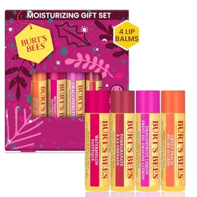 Obrázek Burt&#039;s Bees Balzám na rty se včelím voskem Bounty Fruit (sladká broskev, meloun, granátové jablko a citron z dračího ovoce)