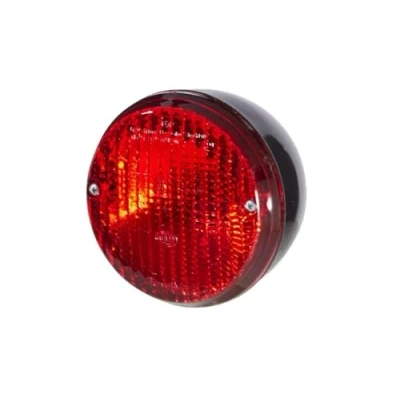 Obrázek HELLA 2NE 001 423 011 Koncové mlhové světlo halogen 12V / 24V kulaté montáž ADR/GGVS/ECE barva skel světla: červená zástrčka: plochá zástrčka vzadu/vlevo/vpravo