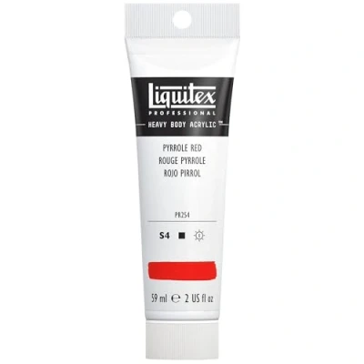 Obrázek Liquitex 1045321 Professional Heavy Body akrylová barva v umělecké kvalitě s vynikající stálostí na světle máslové konzistenci, 59 ml tuba pyrrolová červená