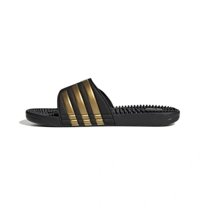 Obrázek adidas Performance Adissage Sandály do bazénu, Velikost: 46, Core black/gold metallic boty