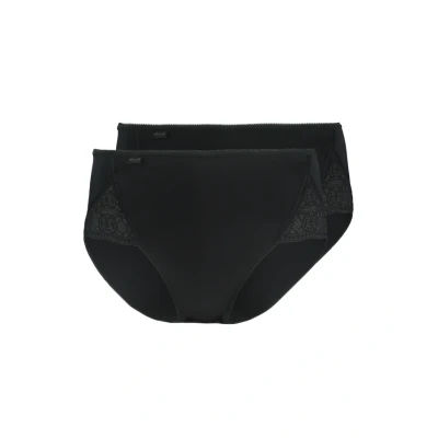 Obrázek Sloggi Purse Sense LUX MAXI 2 PACK Kalhotky, Ženy, Velikost: 48, Black