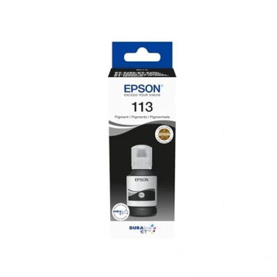 Obrázek Epson EcoTank 113 originální inkoustová láhev, černá, pigmentový inkoust