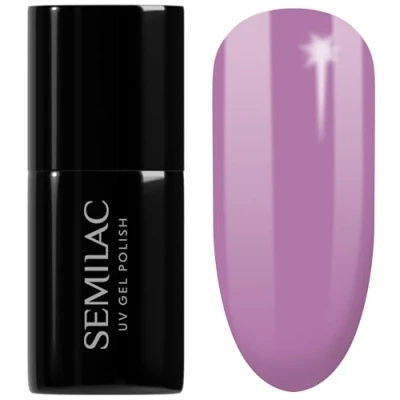 Obrázek Semilac UV lak na nehty 010 růžový a fialová kolekce Allure 7 ml