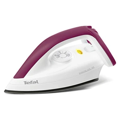 Obrázek Tefal Suchá žehlička FS4030 Easygliss 1200 W technologie žehlicí plochy Durilium termostat světlo na pohotovost extra dlouhý síťový kabel bílá/tmavě červená