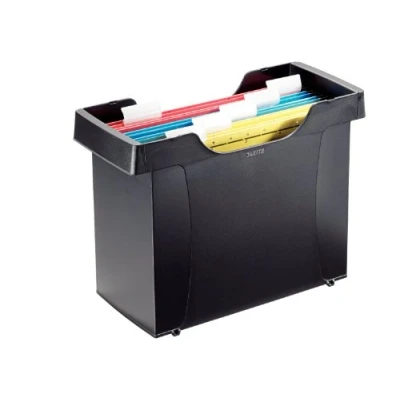 Obrázek Leitz Mini Aktei, závěsná krabička A4, ideální pro přepravu, černá, řada Plus, 19930095