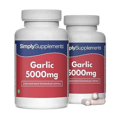 Obrázek Česnek 5000 mg 360 kapslí Vhodné pro vegany dodávka až 1 rok SimplySupplements