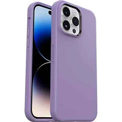 Obrázek OtterBox Pouzdro Symmetry+ Pro iPhone 14 Max s MagSafe, nárazuvzdorné, odolné proti pádu, ochranné tenké pouzdro, 3x antimikrobiální ochrana, fialové