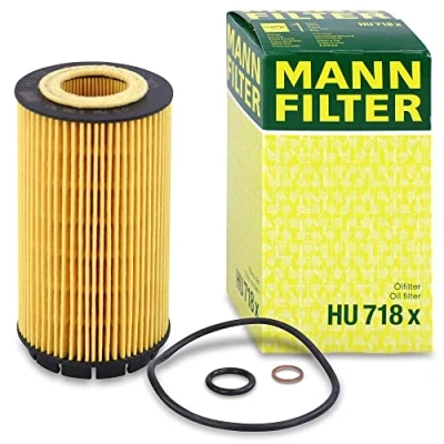 Obrázek MANN FILTER HU 718 x olejový filtr sada olejových filtrů s těsněním / sadou těsnění pro osobní automobil