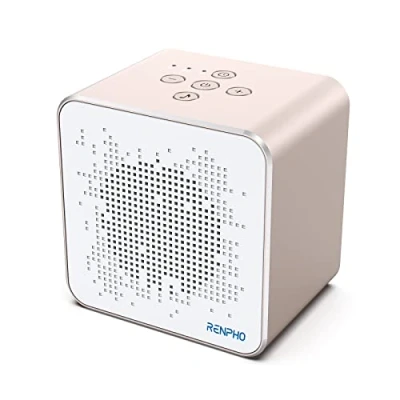 Obrázek RENPHO white noise machine, Weißes Rauschen Maschine für schlafendes, Erwachsene mit beruhigenden Klängen &amp; Memory Timer Funktion, Privatsphäre Geräuschdämpfung Büro, tragbar Reisen Zuhause