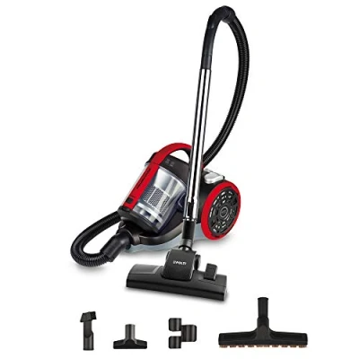 Obrázek Forzaspira C110_PLUS PBEU0105 Bodenstaubsauger mit Zyklonfiltrierung, 800 W, schwarz/rot