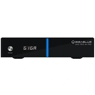 Obrázek GigaBlue UHD Trio 4K PRO Combo tuner, W LAN 1200 Mbps, 1 x DVB S2X C/T2 černý