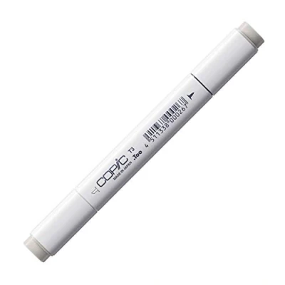 Obrázek COPIC Classic Marker typ T 3, toner šedý č. profesionální popisovač layoutu, na bázi alkoholu, se širokou a jemnou špičkou