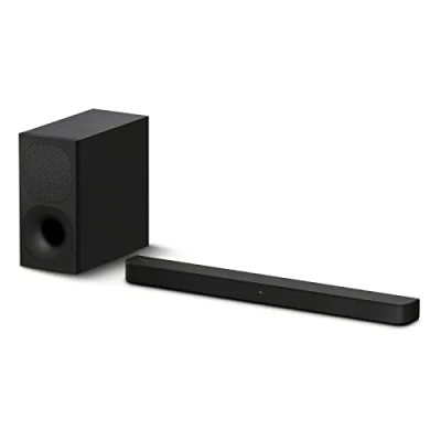 Obrázek Sony HT S400 2.1kanálový 330 W soundbar pro TV s bezdrátovým subwooferem Bluetooth prostorovým zvukem, Dolby Digital