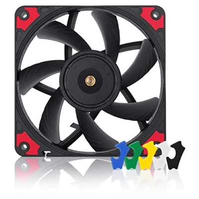 Obrázek Noctua NF A12x15 PWM chromax.black.swap, tichý úzký prémiový ventilátor, 4 Pin (120 x 15 mm, černá)