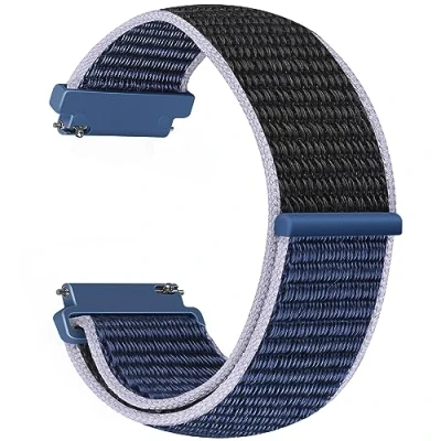 Obrázek Vodtian 20 mm nylonový náramek kompatibilní se Samsung Galaxy Watch 7/6/5/4/FE 40 44 mm/Galaxy 5 pro 45 mm/Watch 6 Classic/Watch 4 Classic/Active 2/Garmin vivoactive 5, řemínek k hodinkám