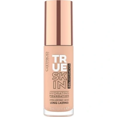 Obrázek Catrice True Skin Hydrating Foundation, č. 010, Nude, hydratační, dlouhotrvající, přírodní, veganský, bez alkoholu, parabenů, mikroplastů, 1 balení (30 ml)