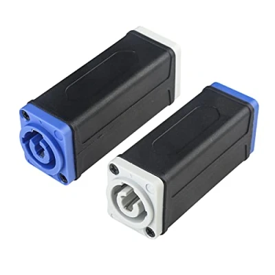 Obrázek 2Pack Powercon in to zdířka Male and Female Connectors Adapter, prodlužovací konektor Link pro 3pólový Nac3fca kabel Extension