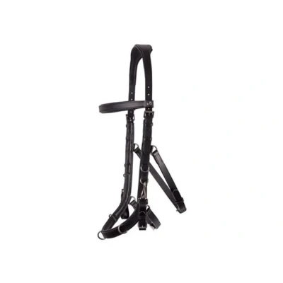Obrázek Harry&#039;s Horse Cavesson Bridle Leather Anatomic