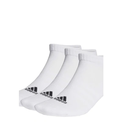 Obrázek adidas Performance LOW Unisex 3 PACK Sportovní ponožky White black, Velikost: 37 39, black
