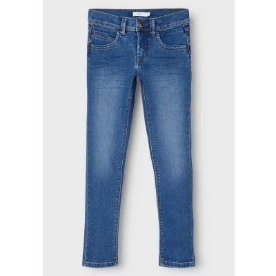 Obrázek Name it Nkmsilas PANT Skinny džíny pro děti, Velikost: 98, Medium blue denim