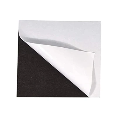 Obrázek RAYHER Hobby 8959400 magnetická fólie, černá, samolepicí, 21 x 29 cm, 2 mm silná, lepicí tvoření magnetů, možnost řezání nůžkami